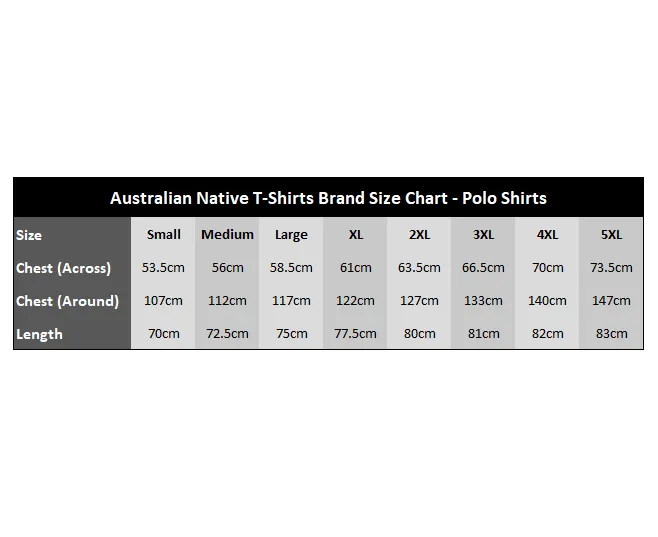 Australia Kangaroo and Emu Polo (Green with Gold Sides)