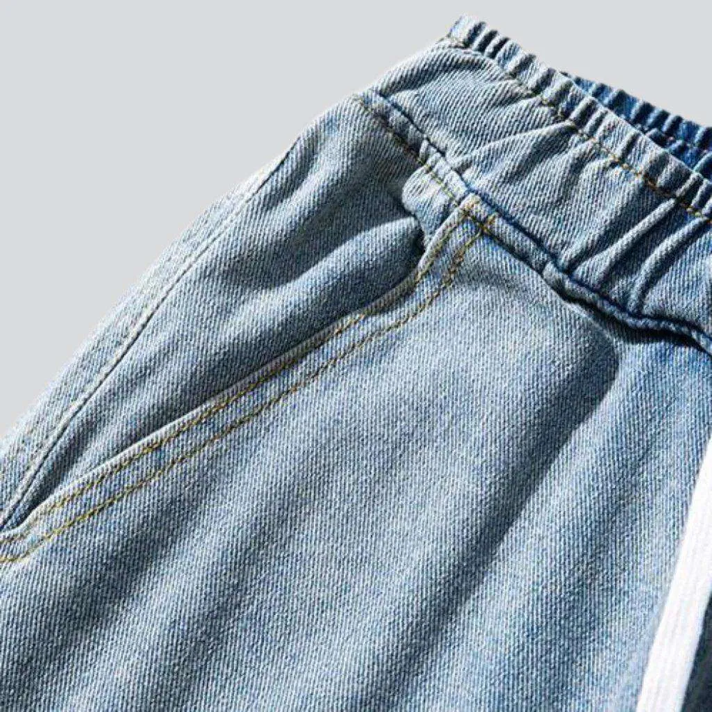 Baggy men denim joggers