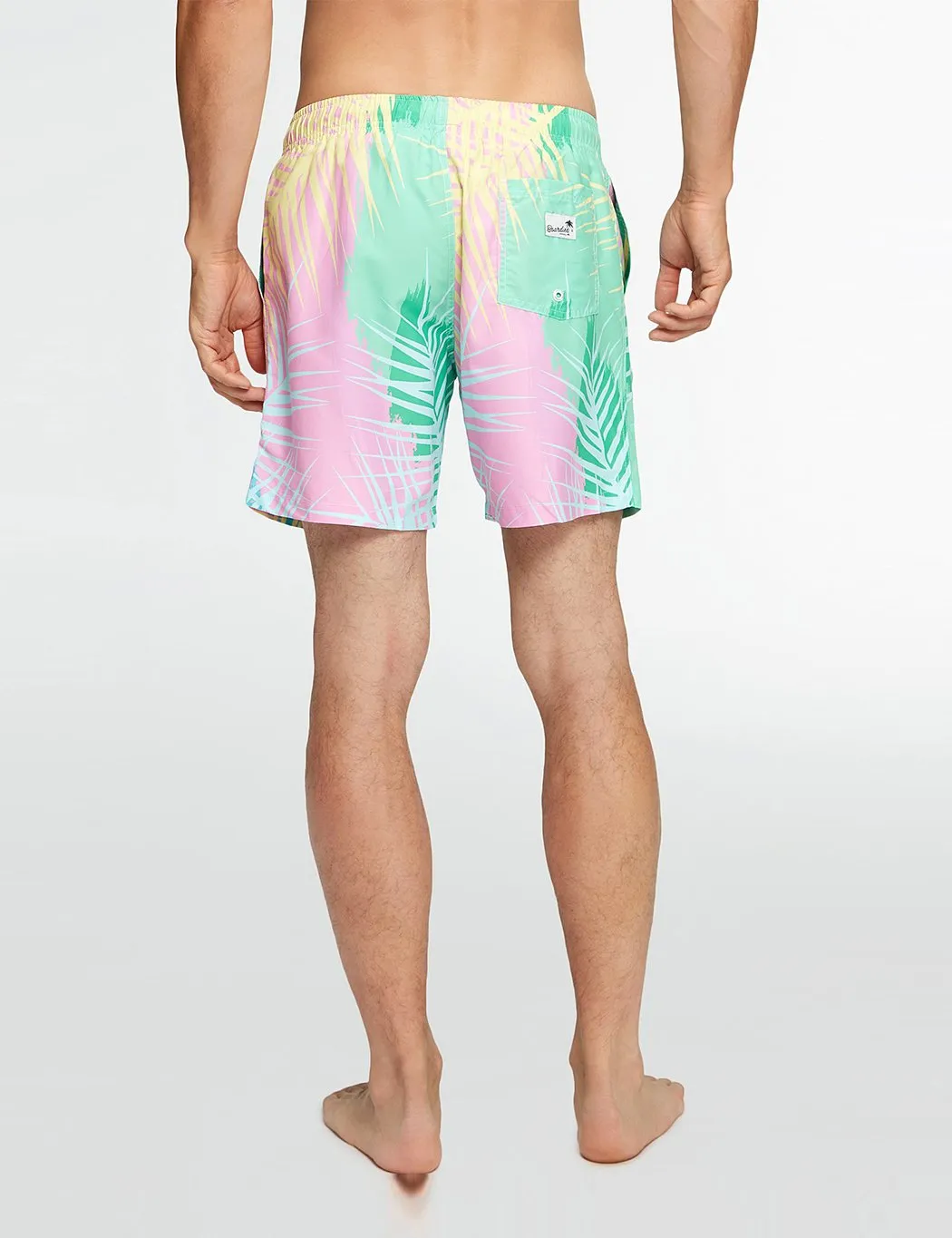 Boardies Tropicano Swim Shorts (Mid-Length) - Blue