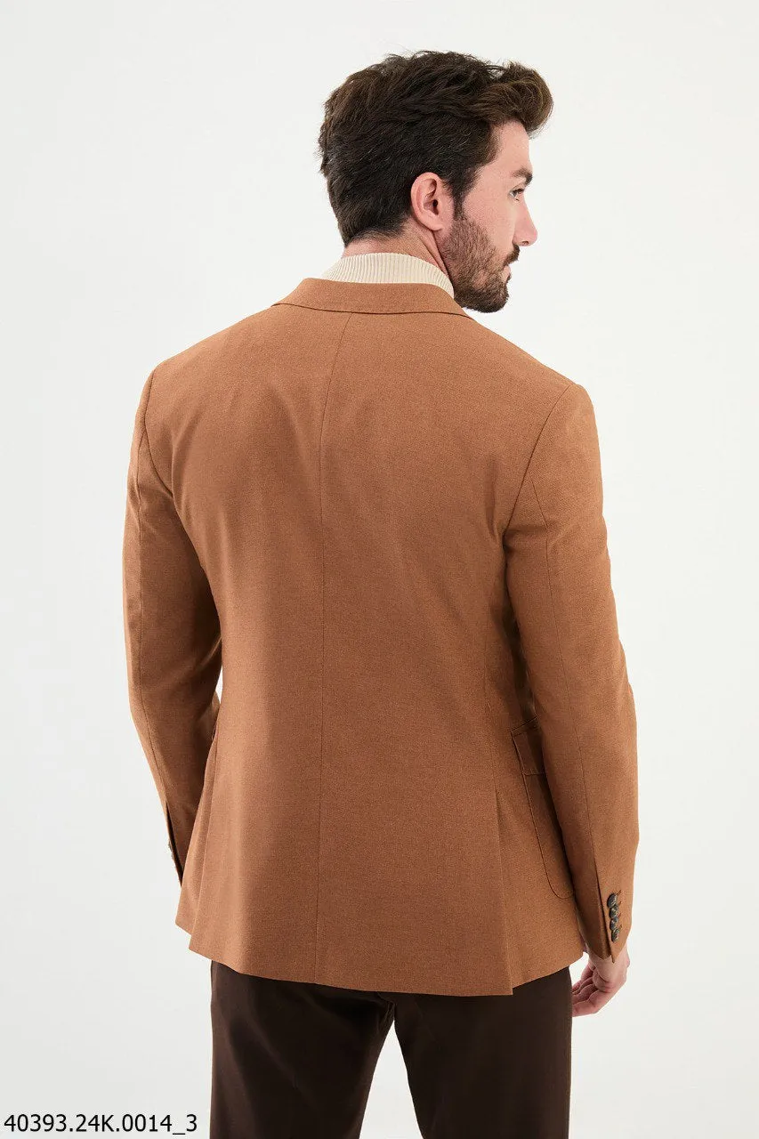 Bojoni Belmonte Slim Fit Camel  Blazer