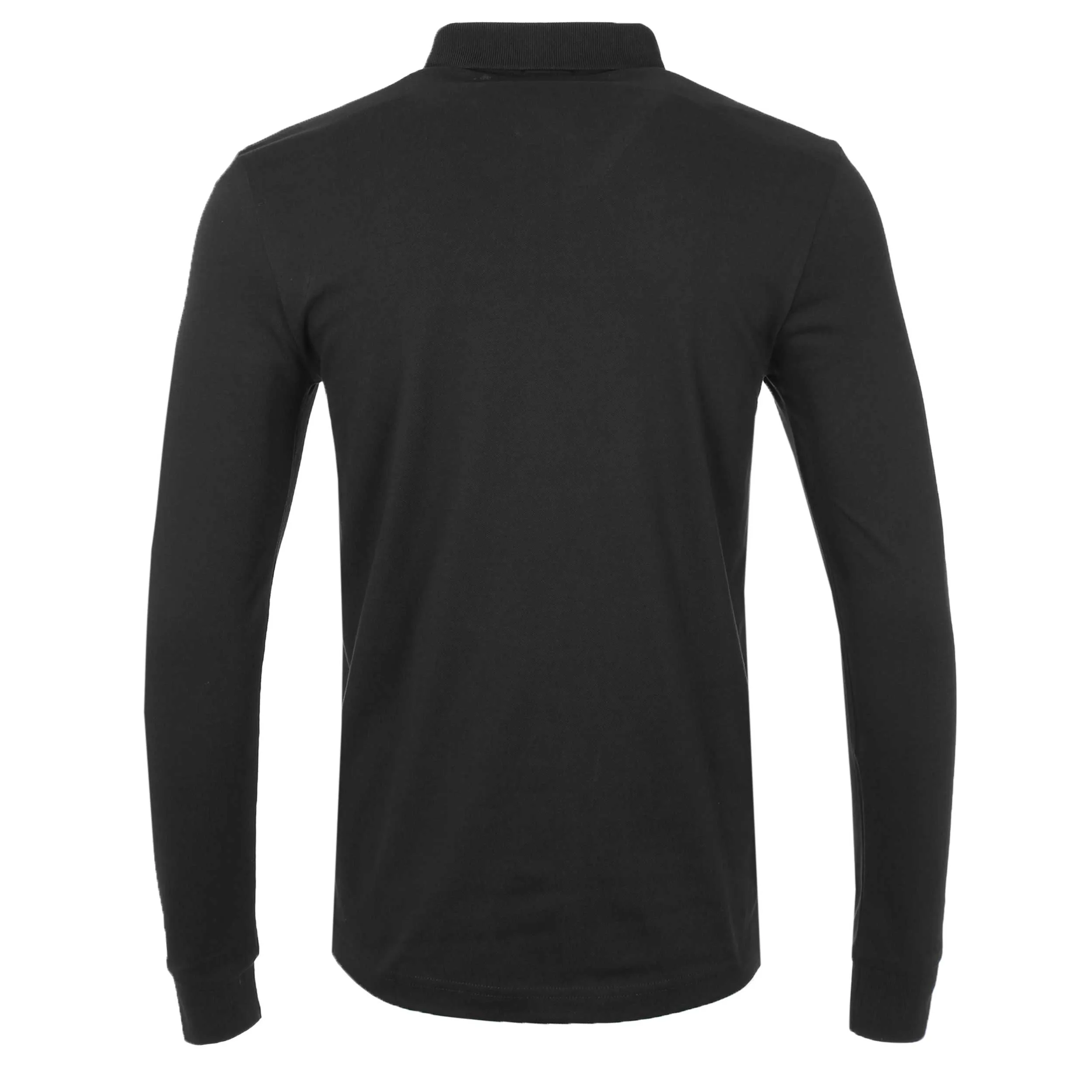 BOSS Passerby Long Sleeve Polo Shirt in Black