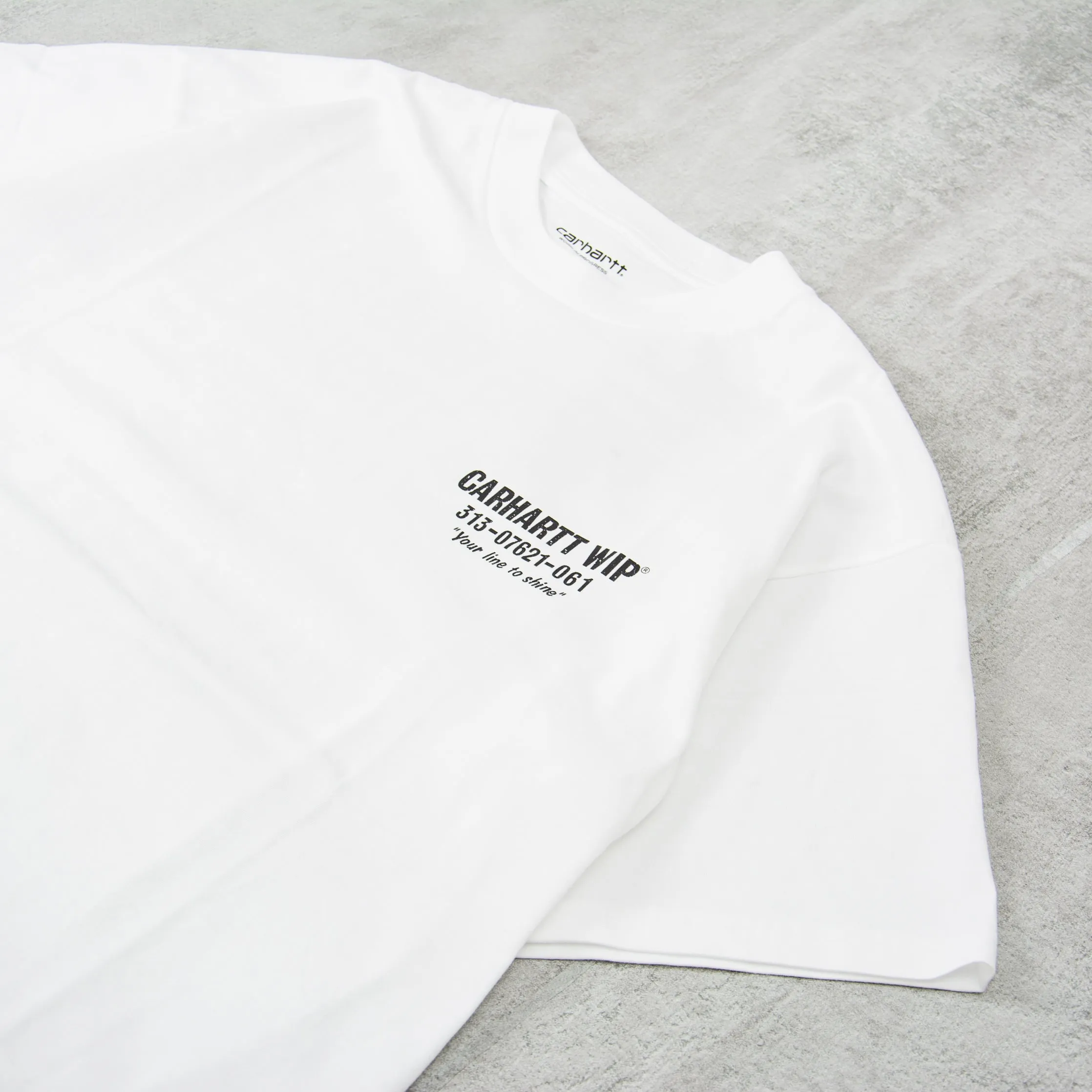 Carhartt WIP Less Troubles Tee - White