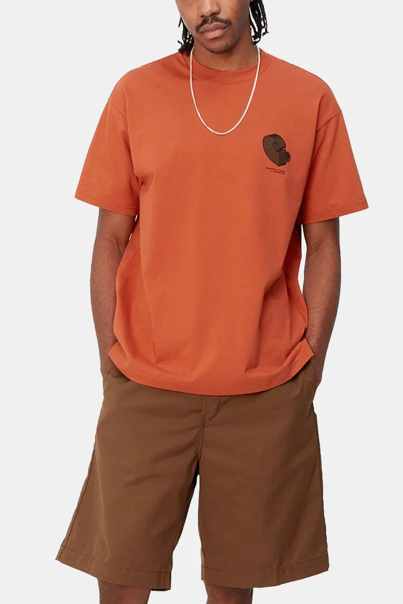 Carhartt WIP Short Sleeve Diagram C T-Shirt (Phoenix Orange)