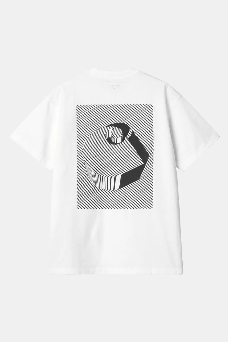 Carhartt WIP Short Sleeve Jalou C T-Shirt (White/Black)