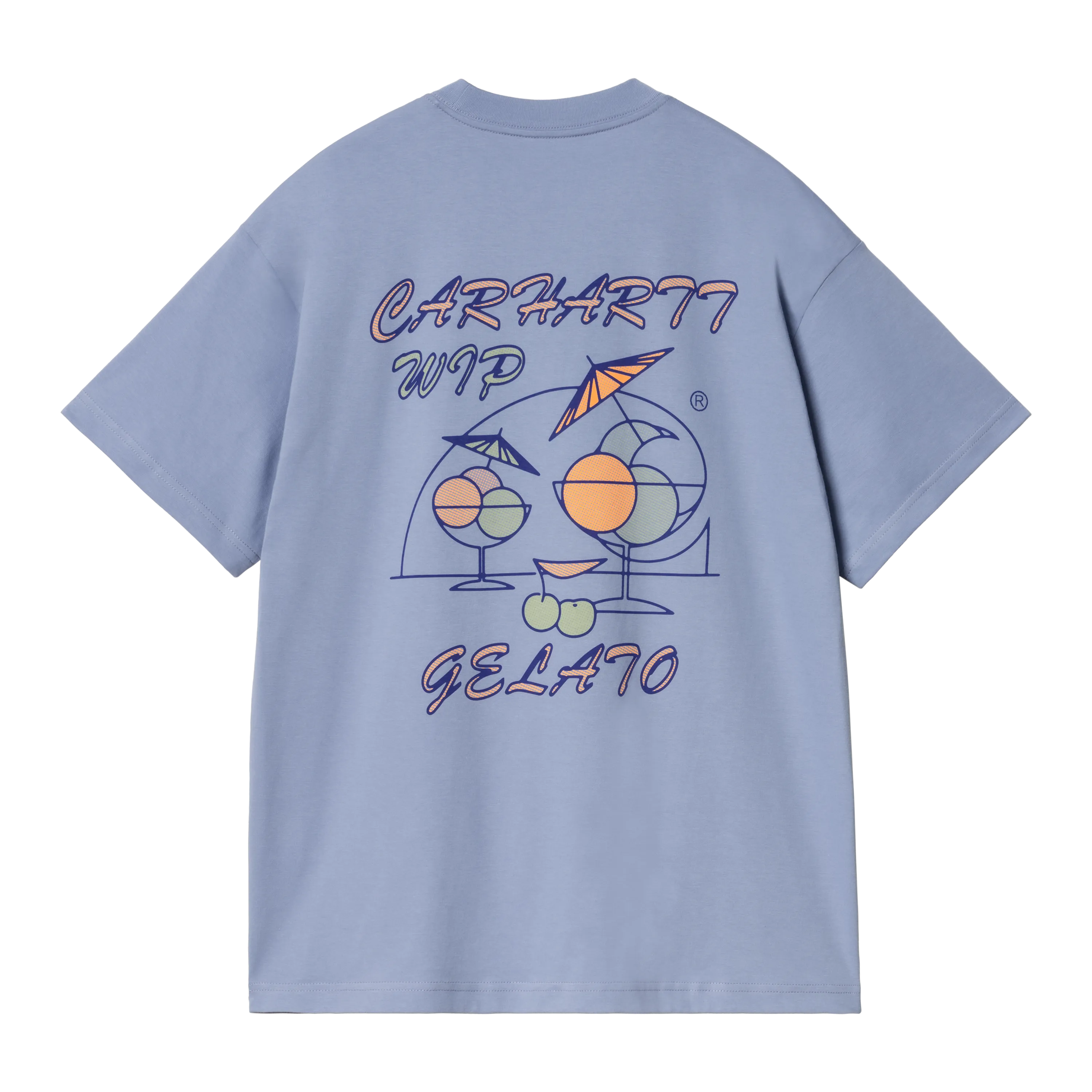 Carhartt WIP S/S Gelato T-Shirt - Charm Blue