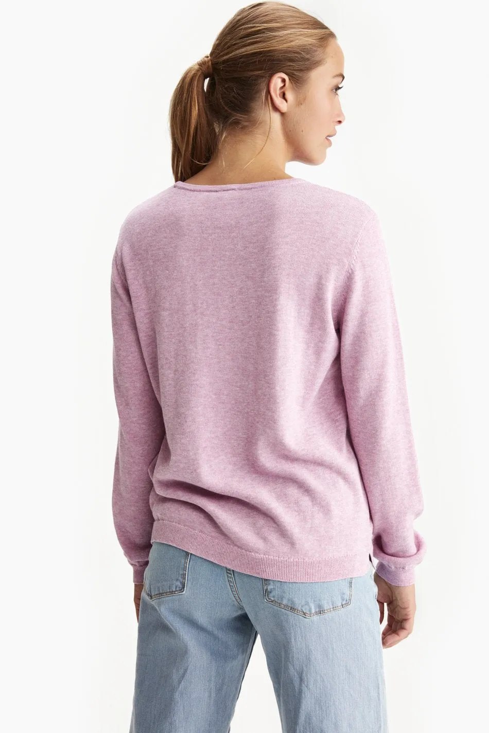 COZY CREW NECK TOP