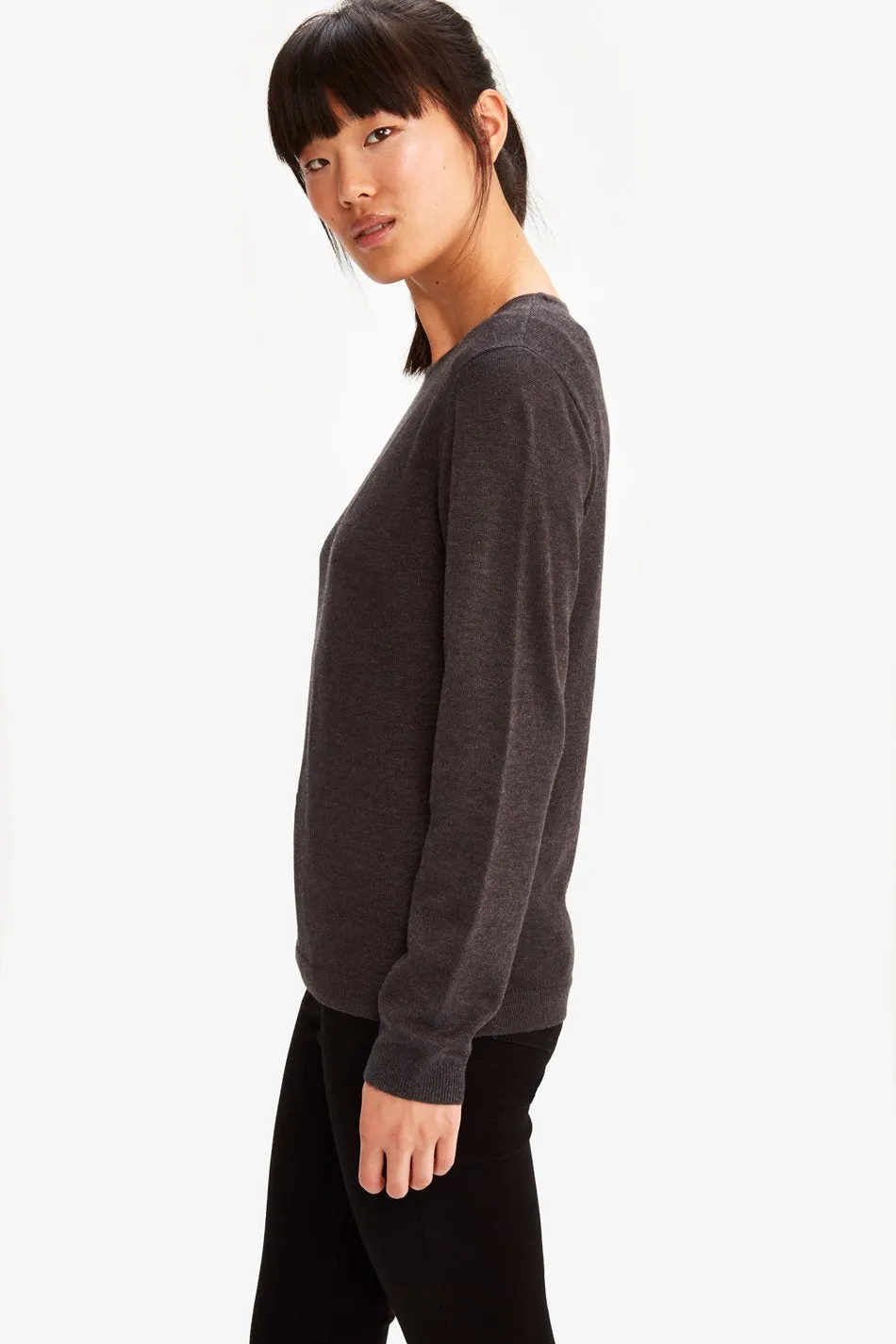 COZY CREW NECK TOP