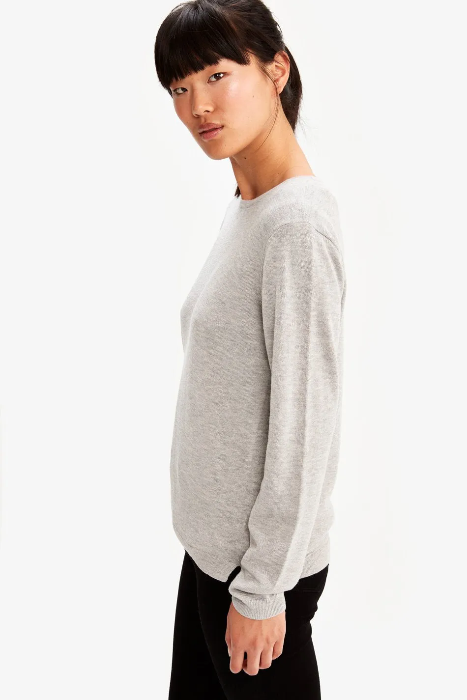 COZY CREW NECK TOP