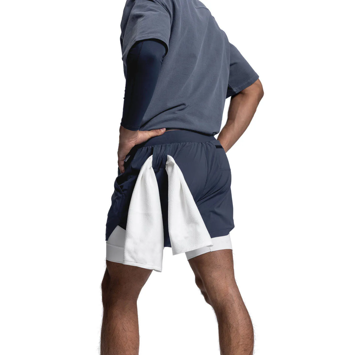 Double Layer Gym Quick Dry Shorts