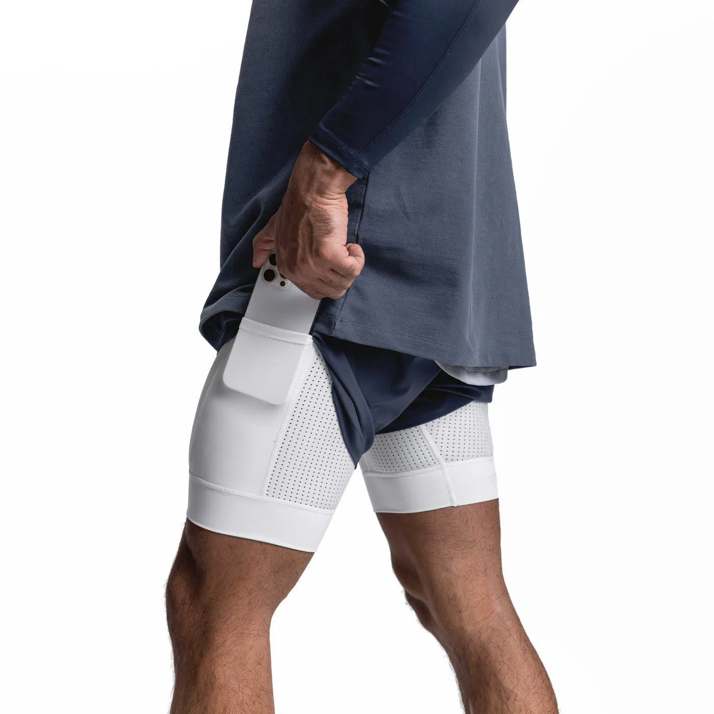 Double Layer Gym Quick Dry Shorts