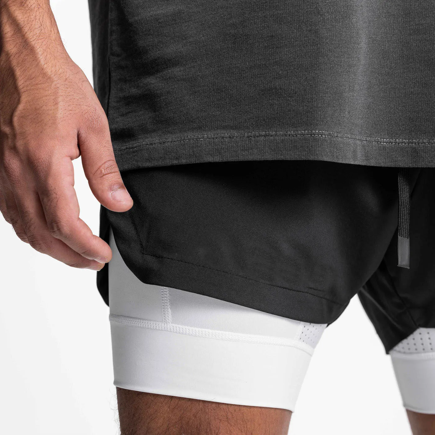 Double Layer Gym Quick Dry Shorts