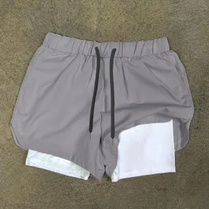 Double Layer Gym Quick Dry Shorts