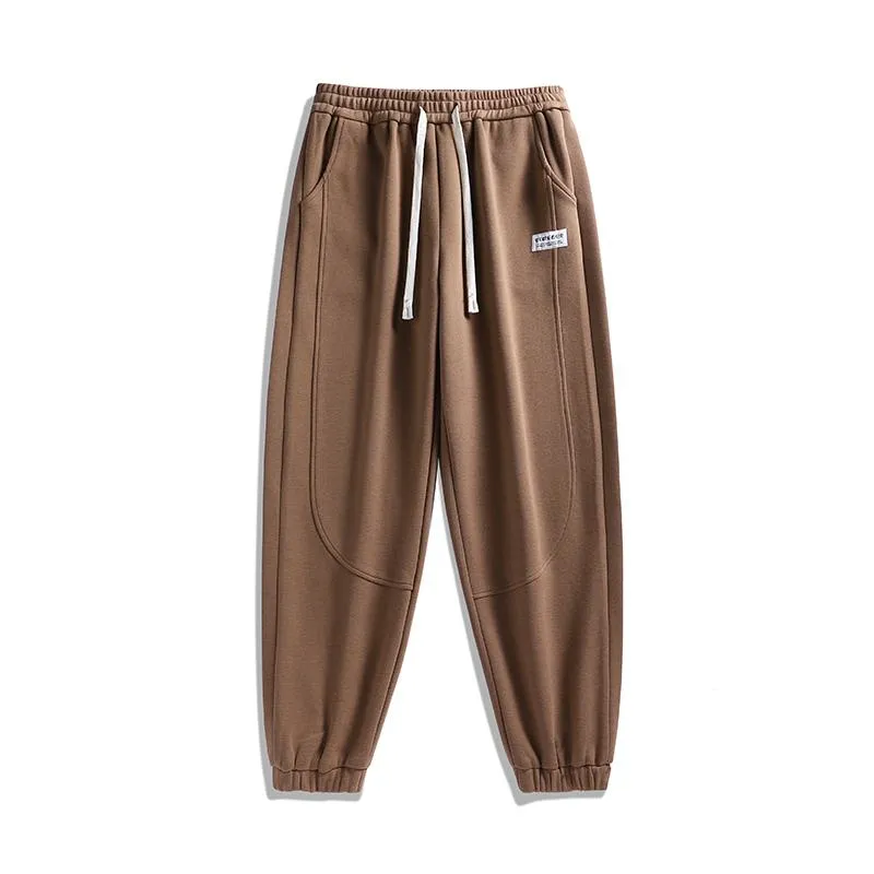 Elastic Waist Sport Versatile Tapered Sweatpant