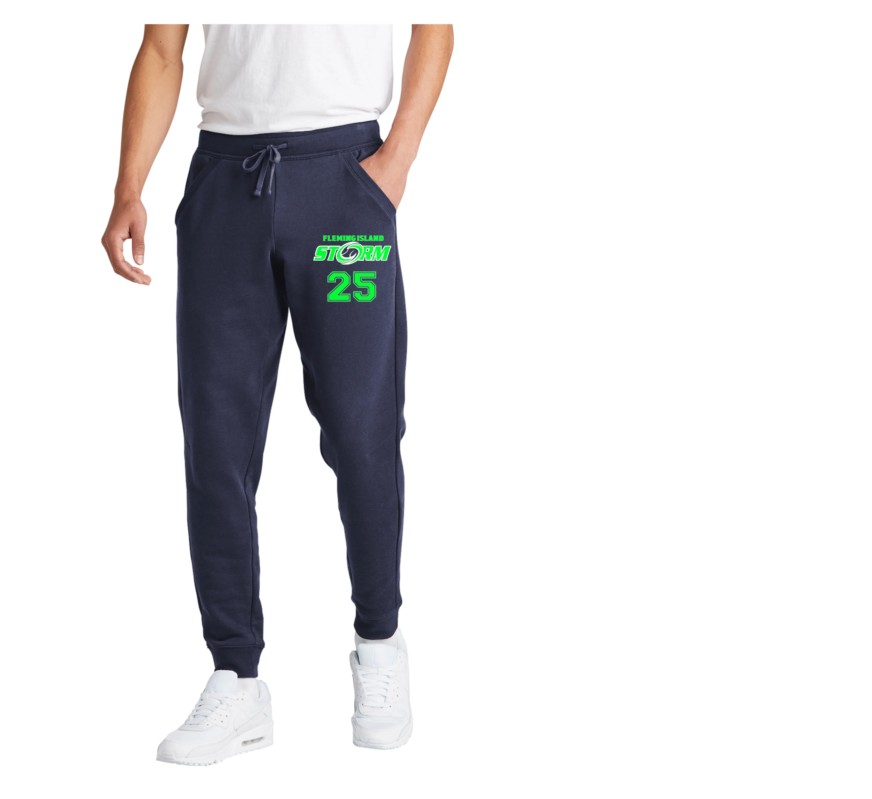 FLEMING ISLAND STORM UNISEX NAVY JOGGERS ADULT