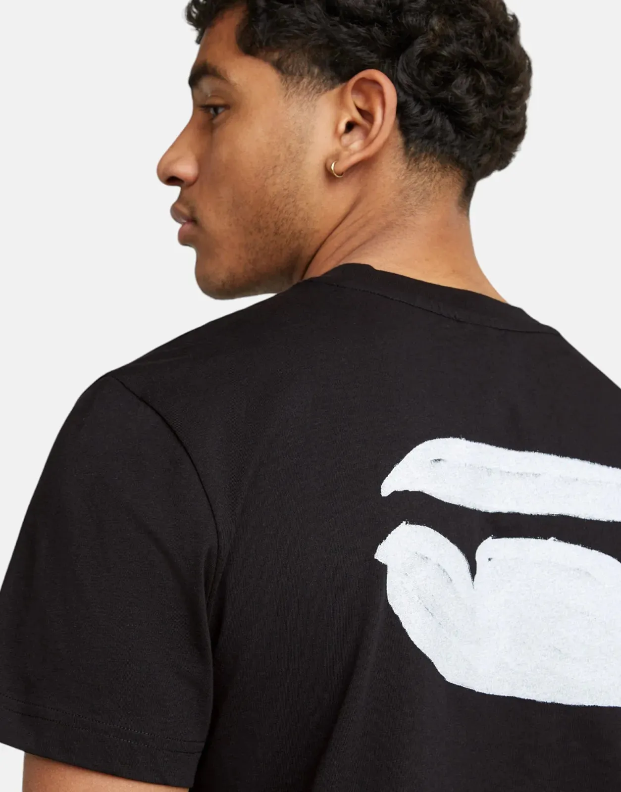 G-Star RAW Burger Back Print T-Shirt Black