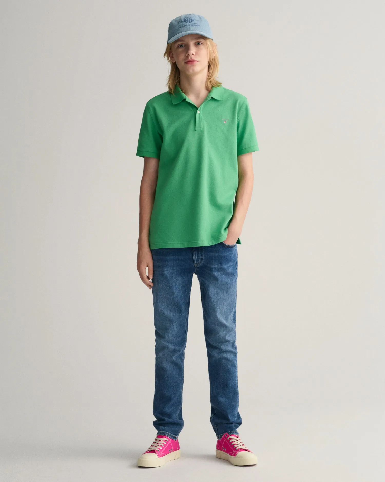 Gant Boys Slim Fit Light Fade Clean Look Jeans