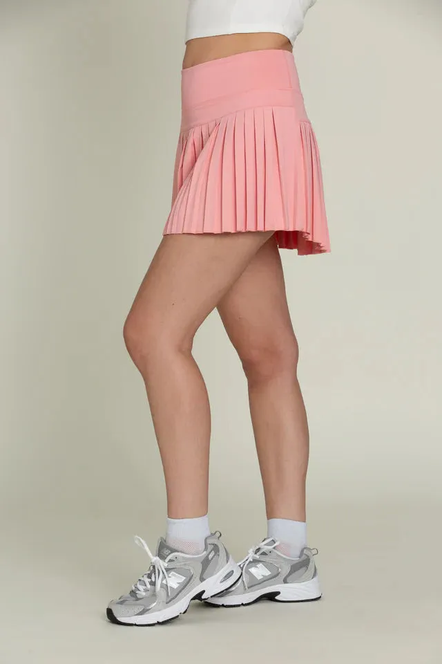 Gold Hinge 15" Pleated Tennis Skirt