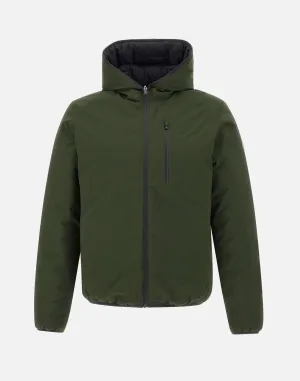 Green and Black Reversible Jacket