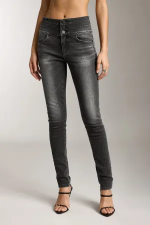 High Waist Slim Fit Jeans