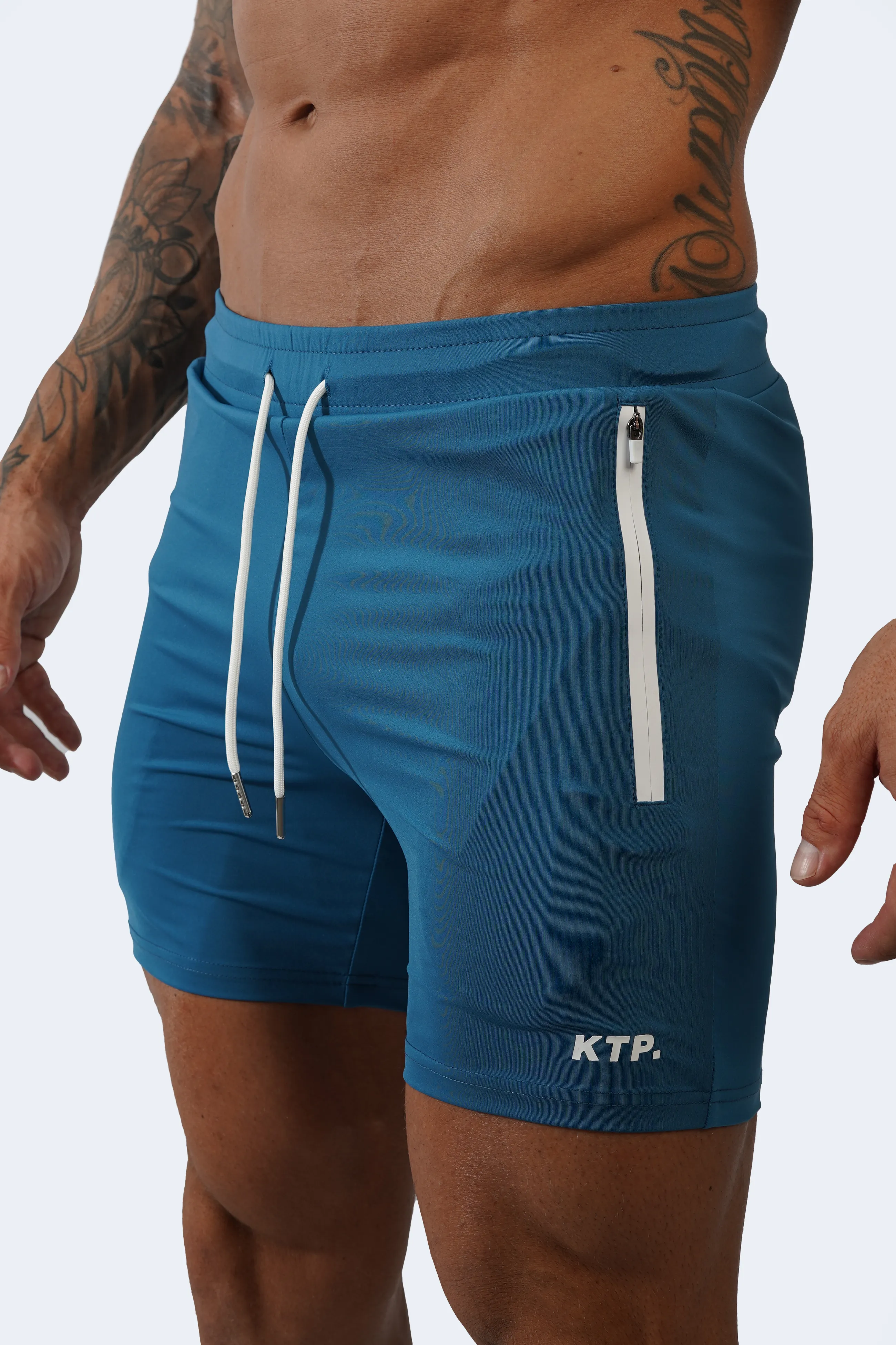 HYBRID SHORTS - TEAL