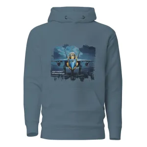 King Hooded Sweatshirt - Jet Plane Runway