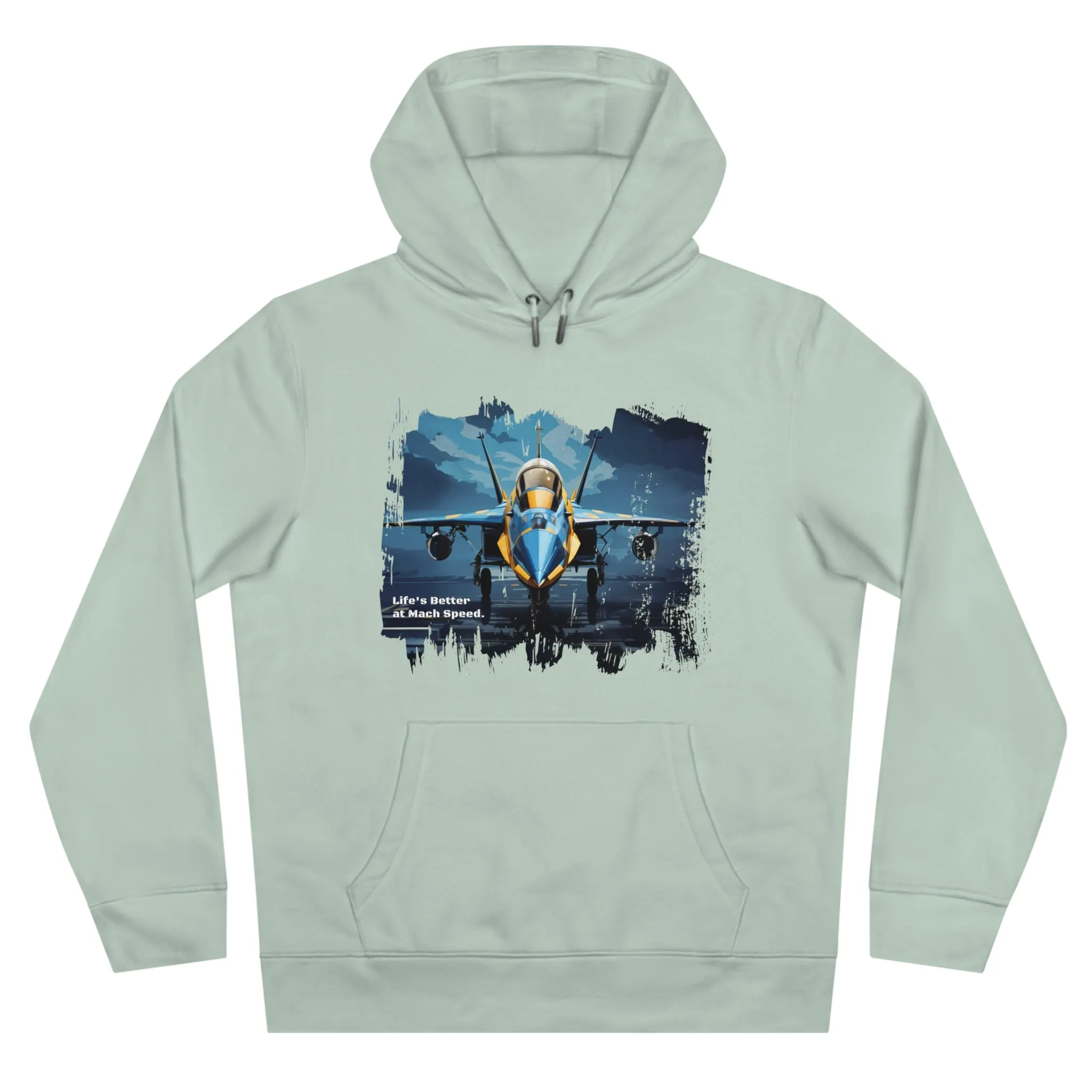 King Hooded Sweatshirt - Jet Plane Runway