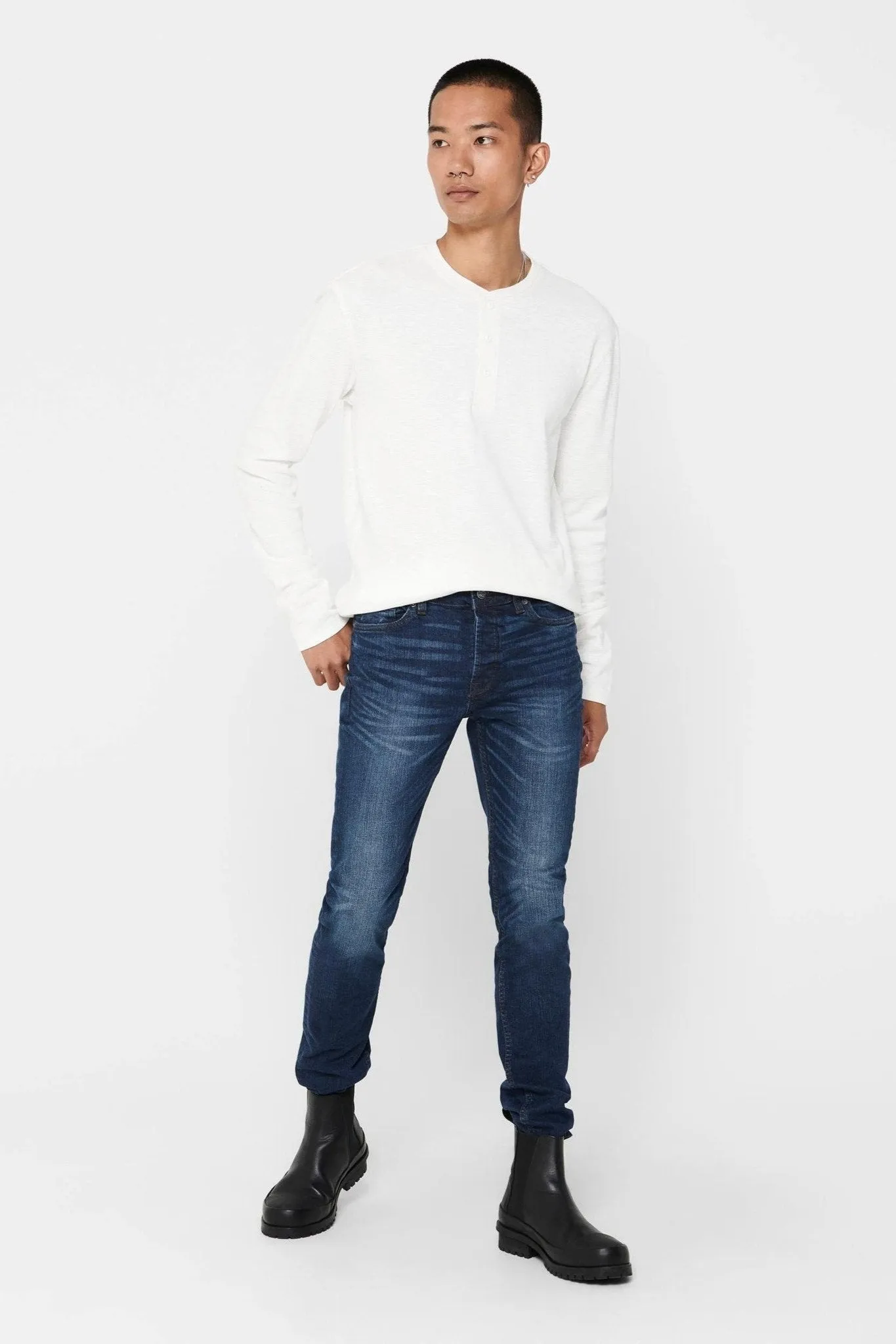 Loom Life Jeans Slim Fit - Denim Blue