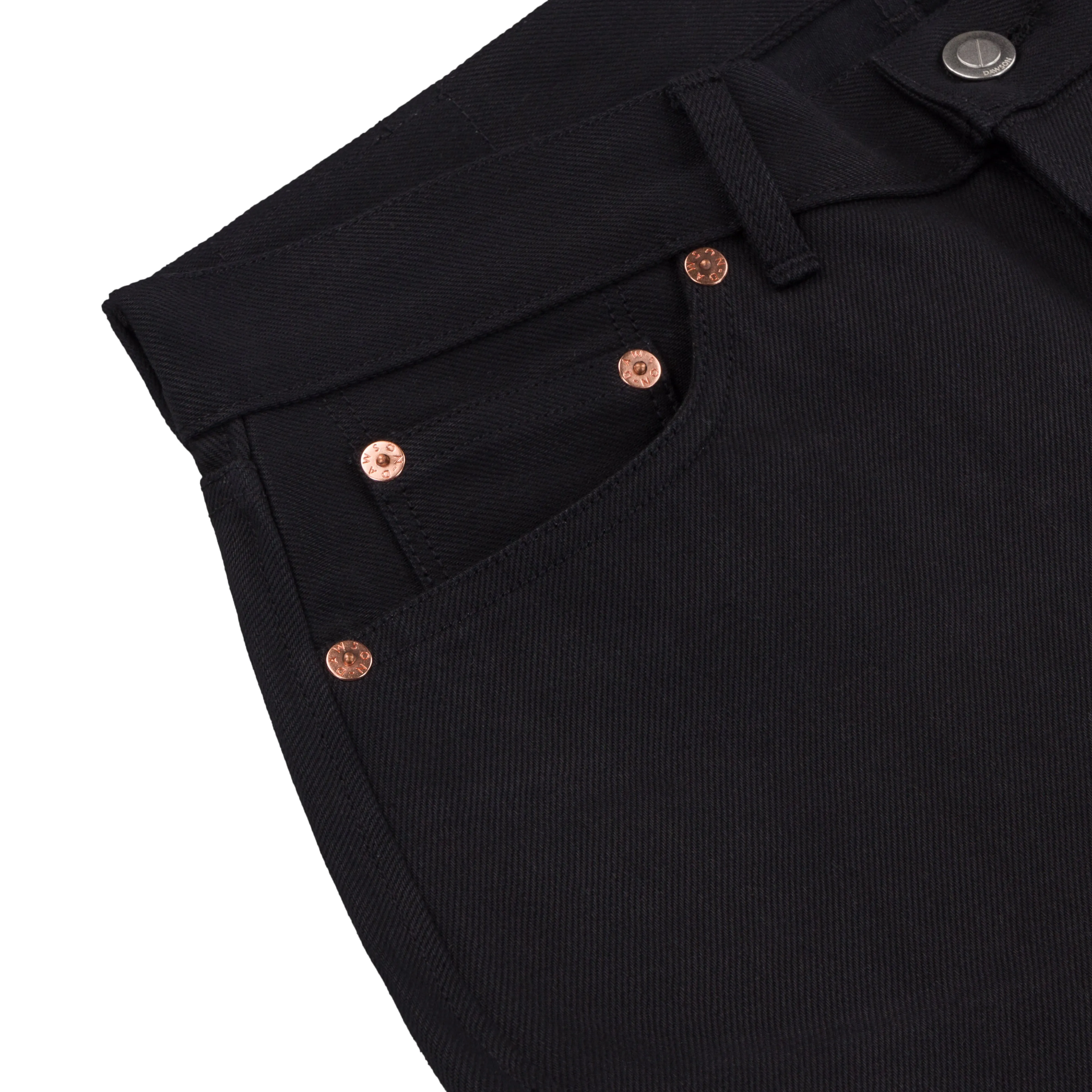 LOT 24 BLACK SELVEDGE SLIM FIT JEANS