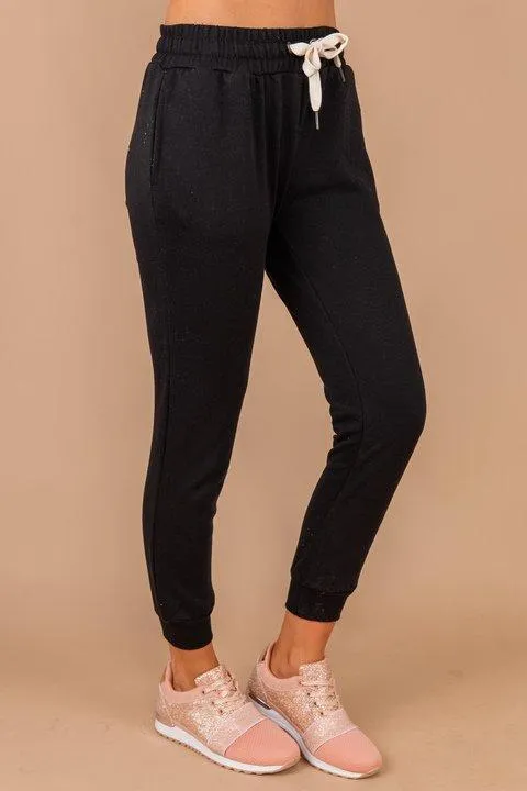 Lounge Legend Black Joggers