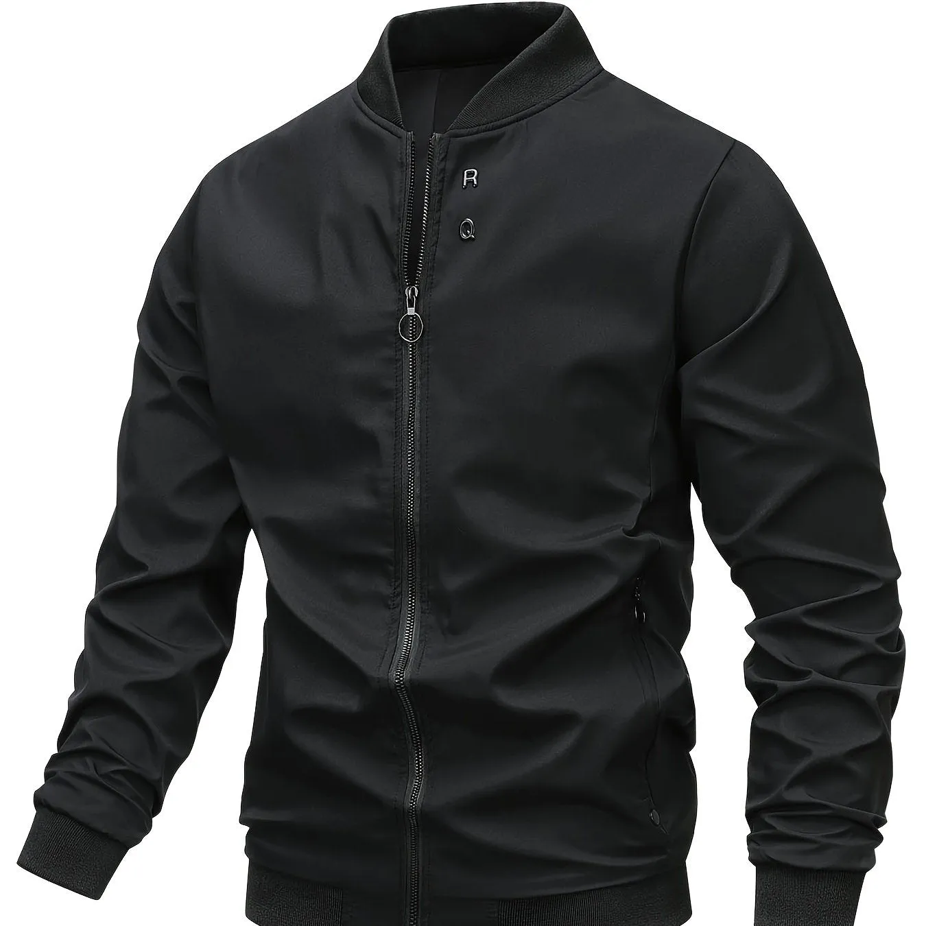 Men's Slim Fit Windproof Bomber Jacket