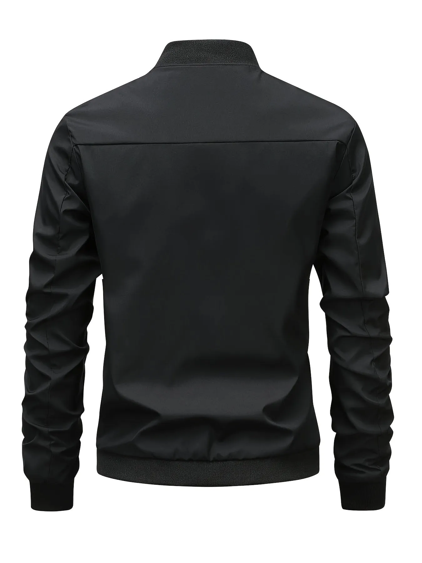 Men's Slim Fit Windproof Bomber Jacket