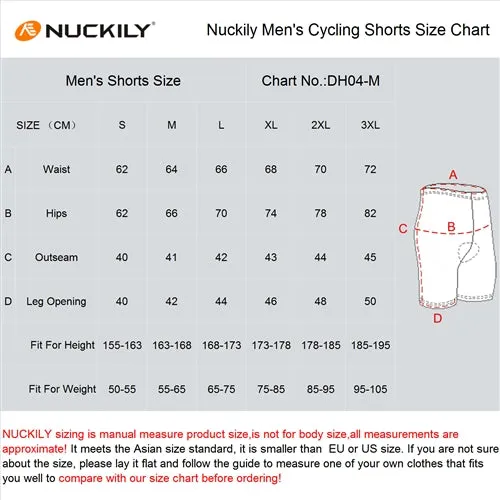 Nuckily Mycycology MB005 Gel Padded Cycling Shorts