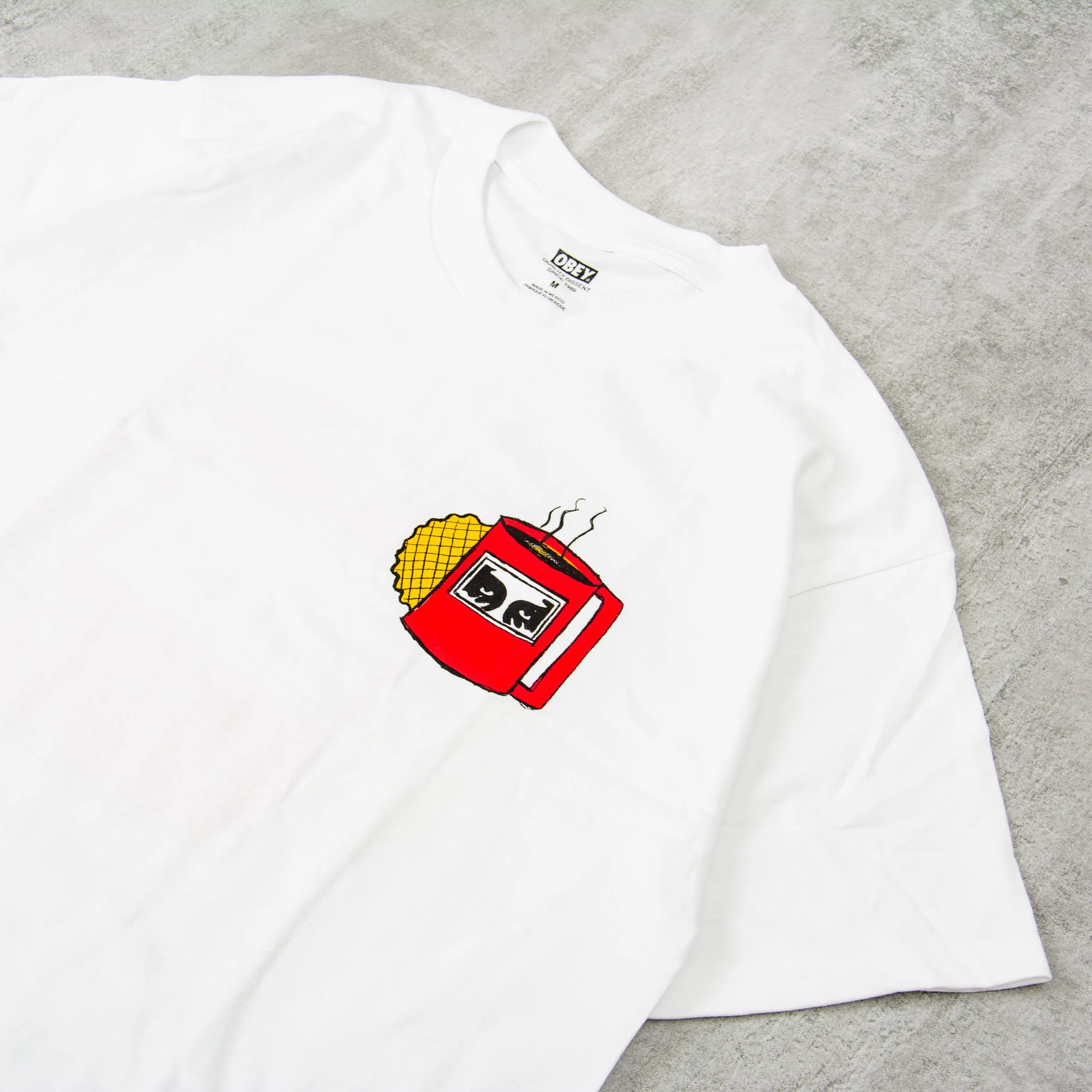 Obey Coffee Cup Tee - White