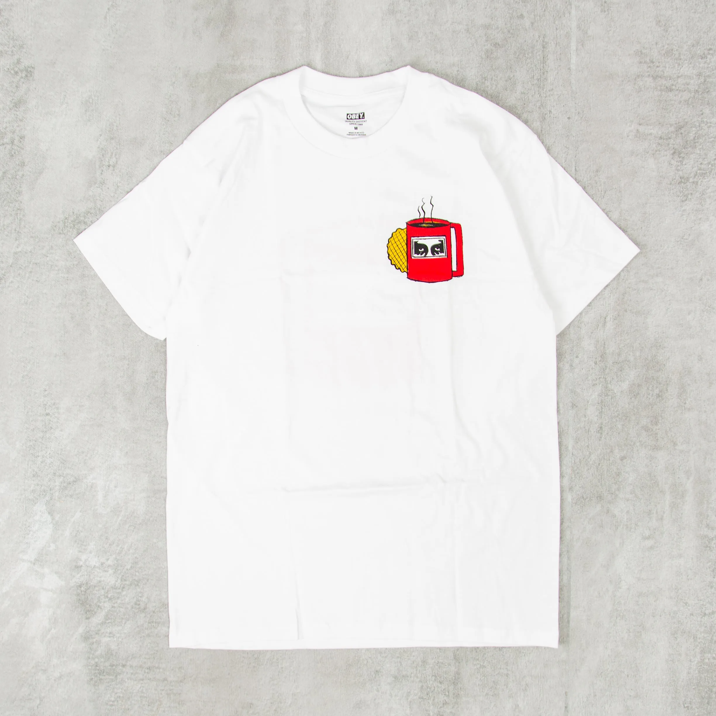 Obey Coffee Cup Tee - White