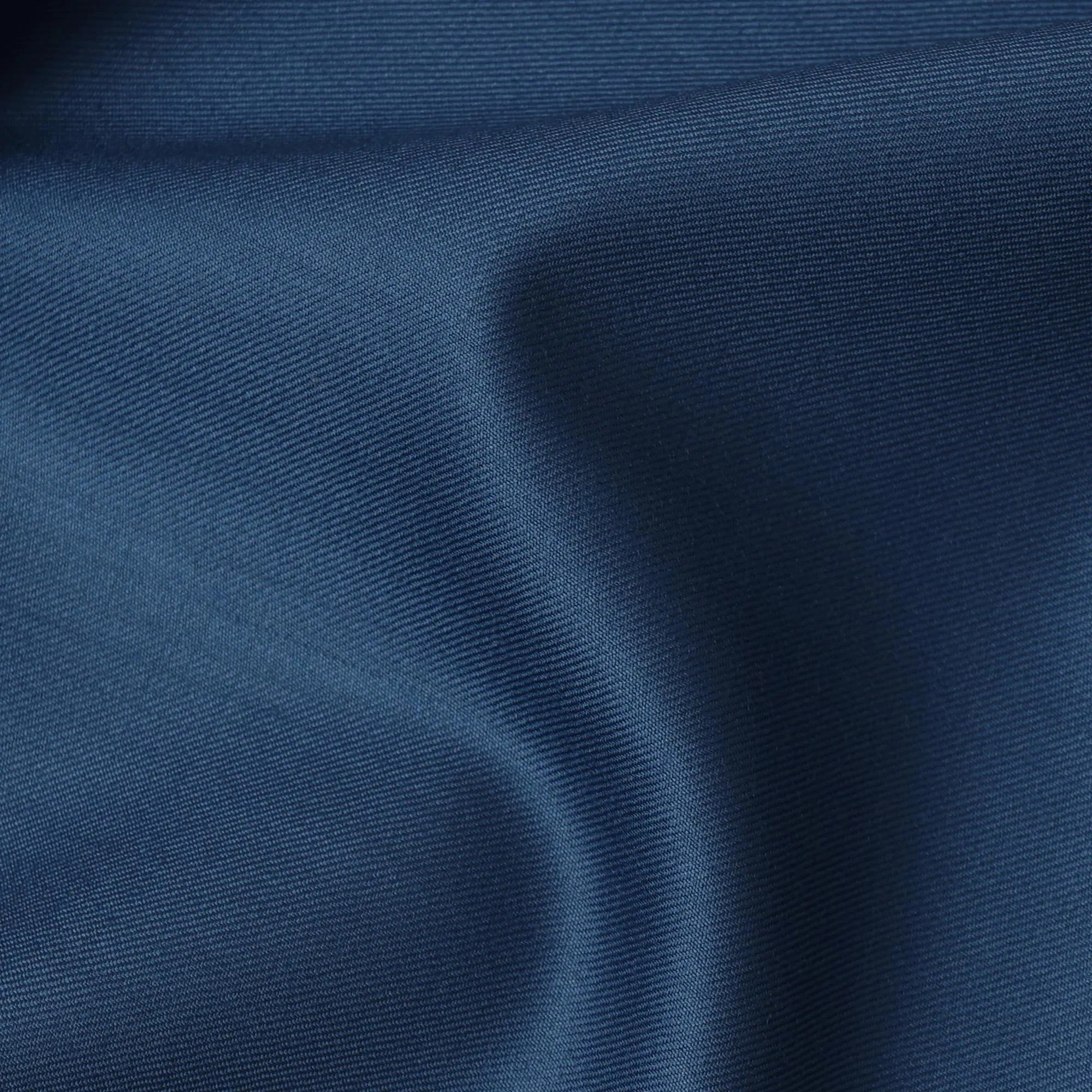 Petrol Blue Super 180's English Wool and Cashmere  Suiting Fabric – 3.5 Meters, 150 cm Width, Made in the UK-D20534