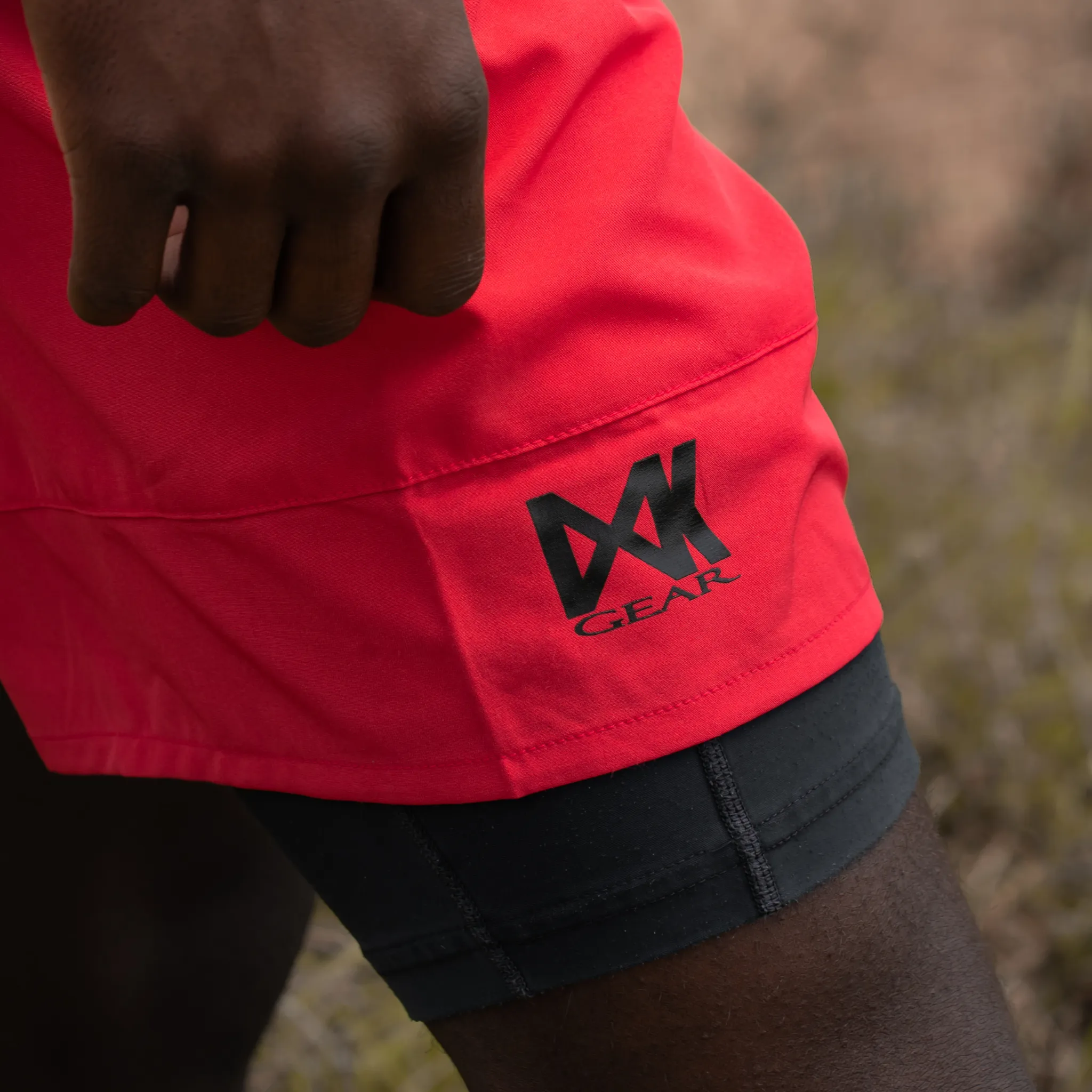 Quick Dry Accent Shorts - Red