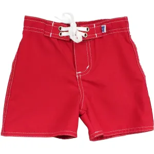 "Lost Weekend" Board Shorts for Little Boys   Girls (Red)