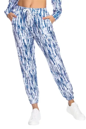 Sporty Tie-Waist Pocket Joggers by Club Moda Loungewear