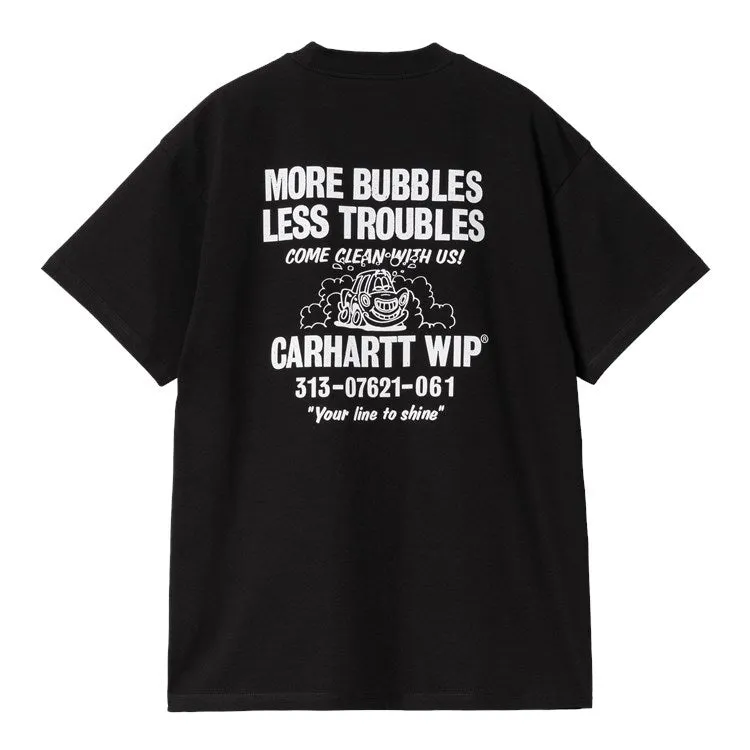 S/S LESS TROUBLES T-SHIRT / CARHARTT WIP / BLACK