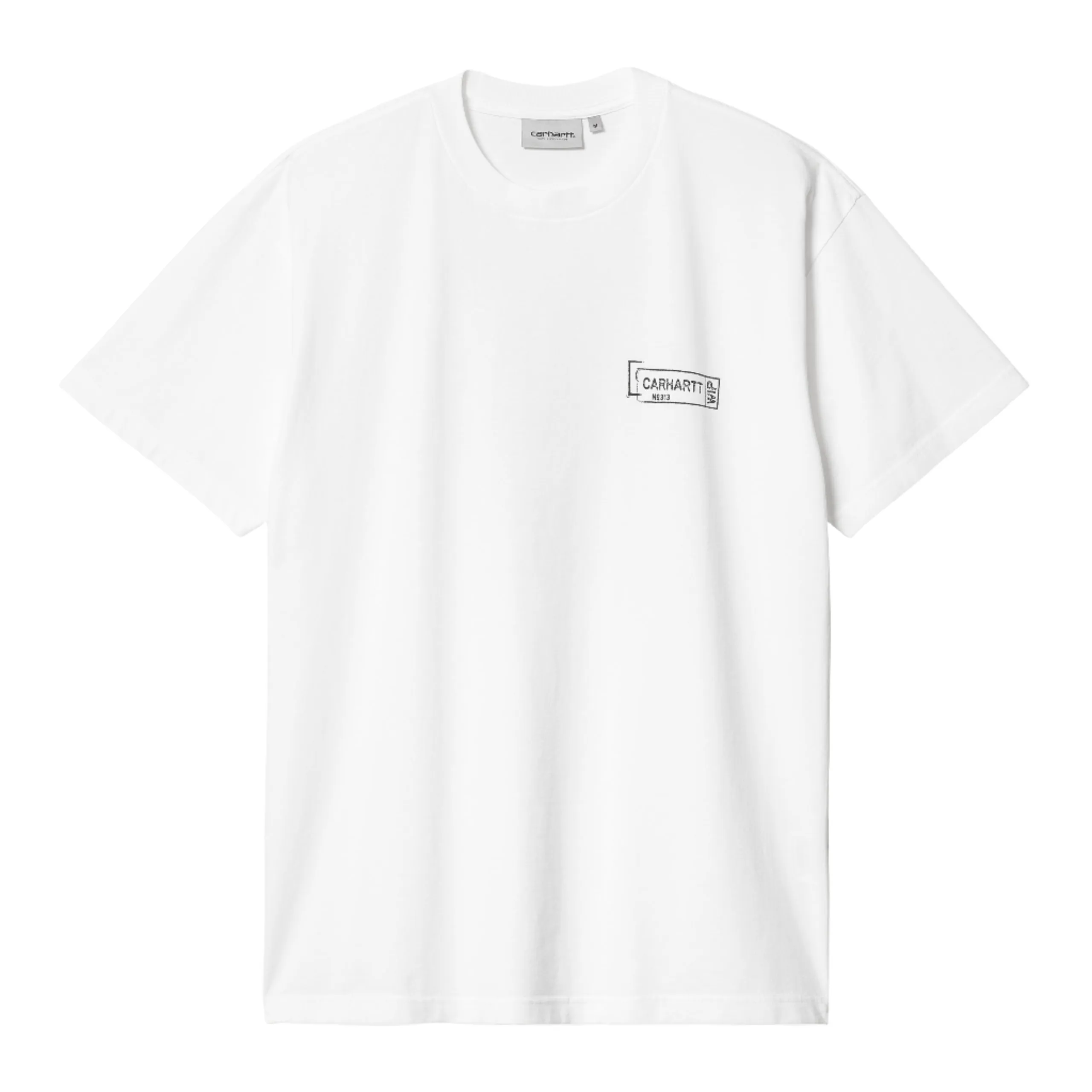 S/S STAMP T- SHIRT  / CARAHARTT WIP / WHITE