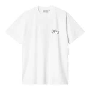 S/S STAMP T- SHIRT  / CARAHARTT WIP / WHITE