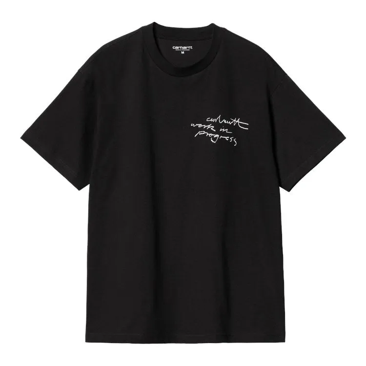 S/S WIP PENCIL T-SHIRT / CARHARTT WIP / BLACK