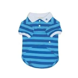 Stripe Polo Shirt in Blue