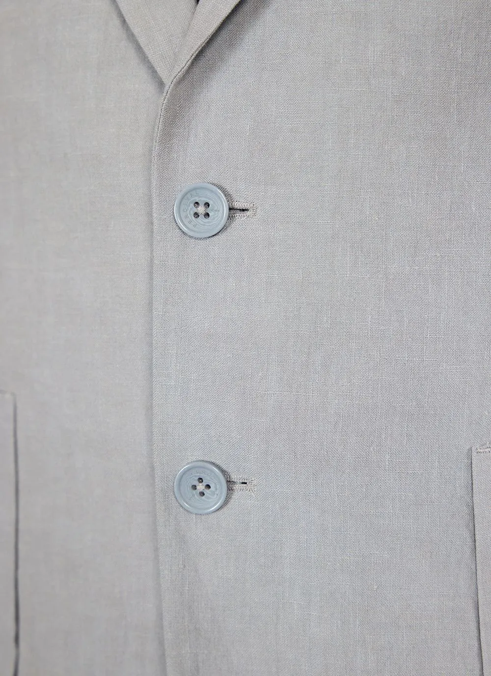 Tailored Linen Blazer | Light Blue