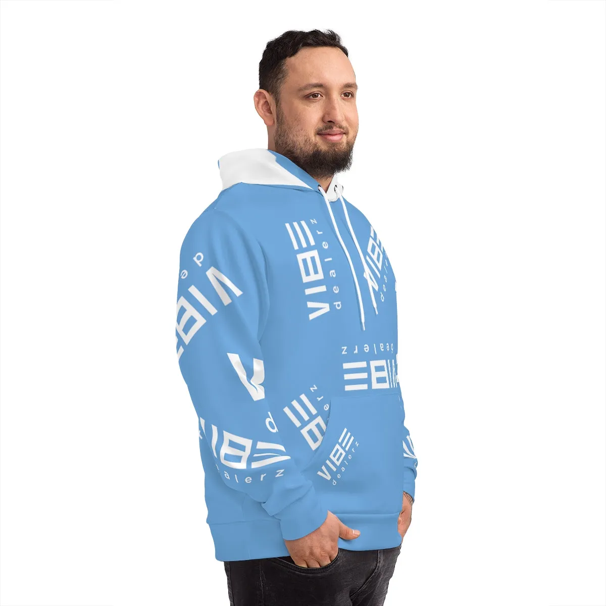 Vibez D Premium Sky blue Hoodie