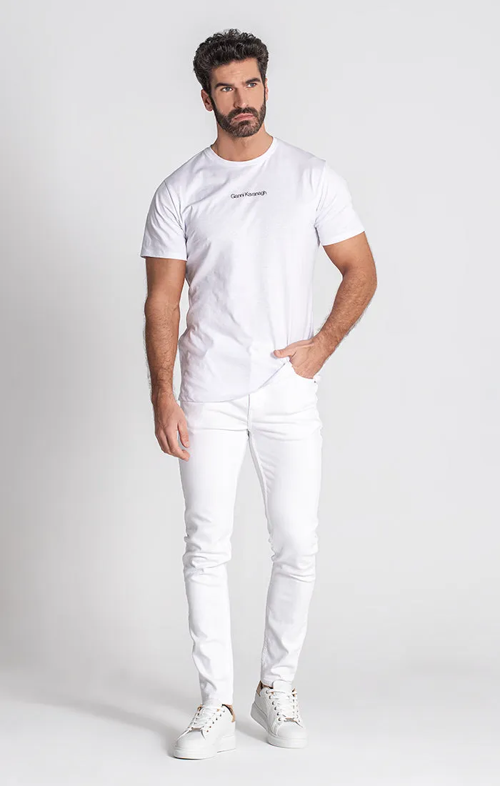 White Slim Fit Jeans