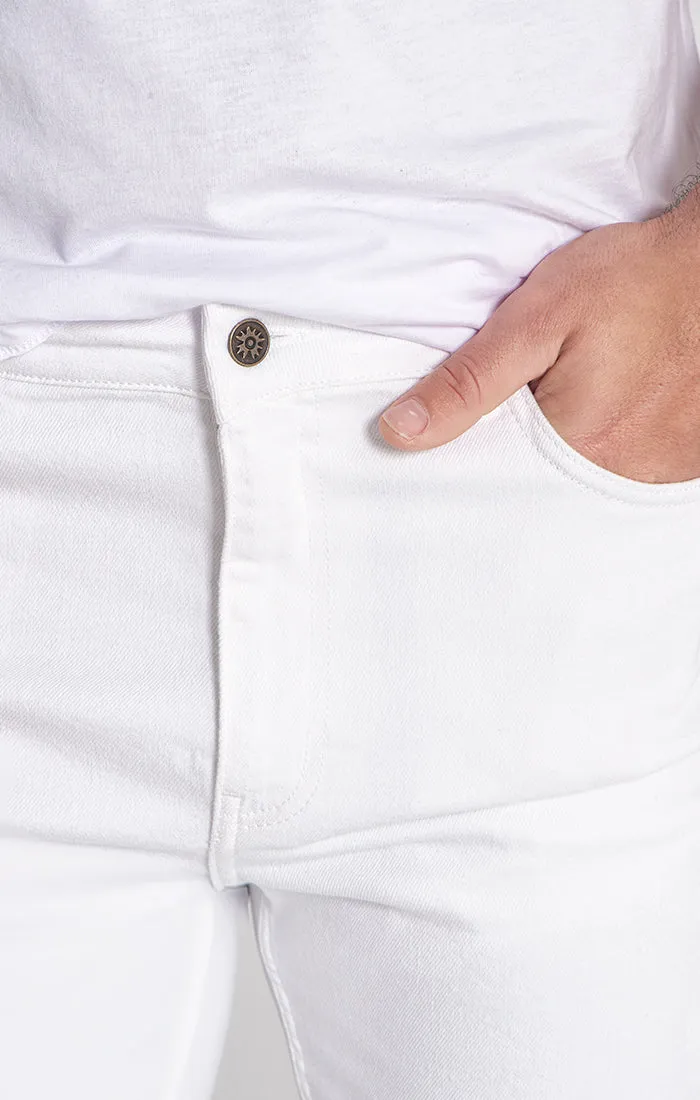 White Slim Fit Jeans